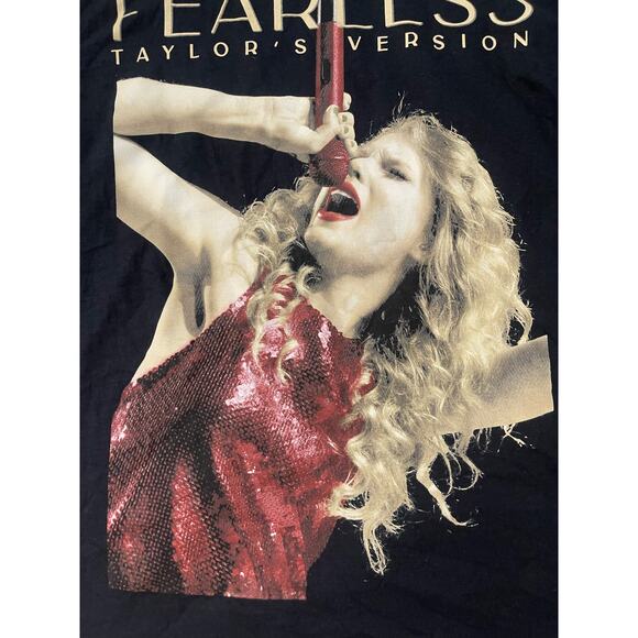 Fearless (Taylor's Version) Forever & Always T Shirt Size Large - Picture 2 of 8
